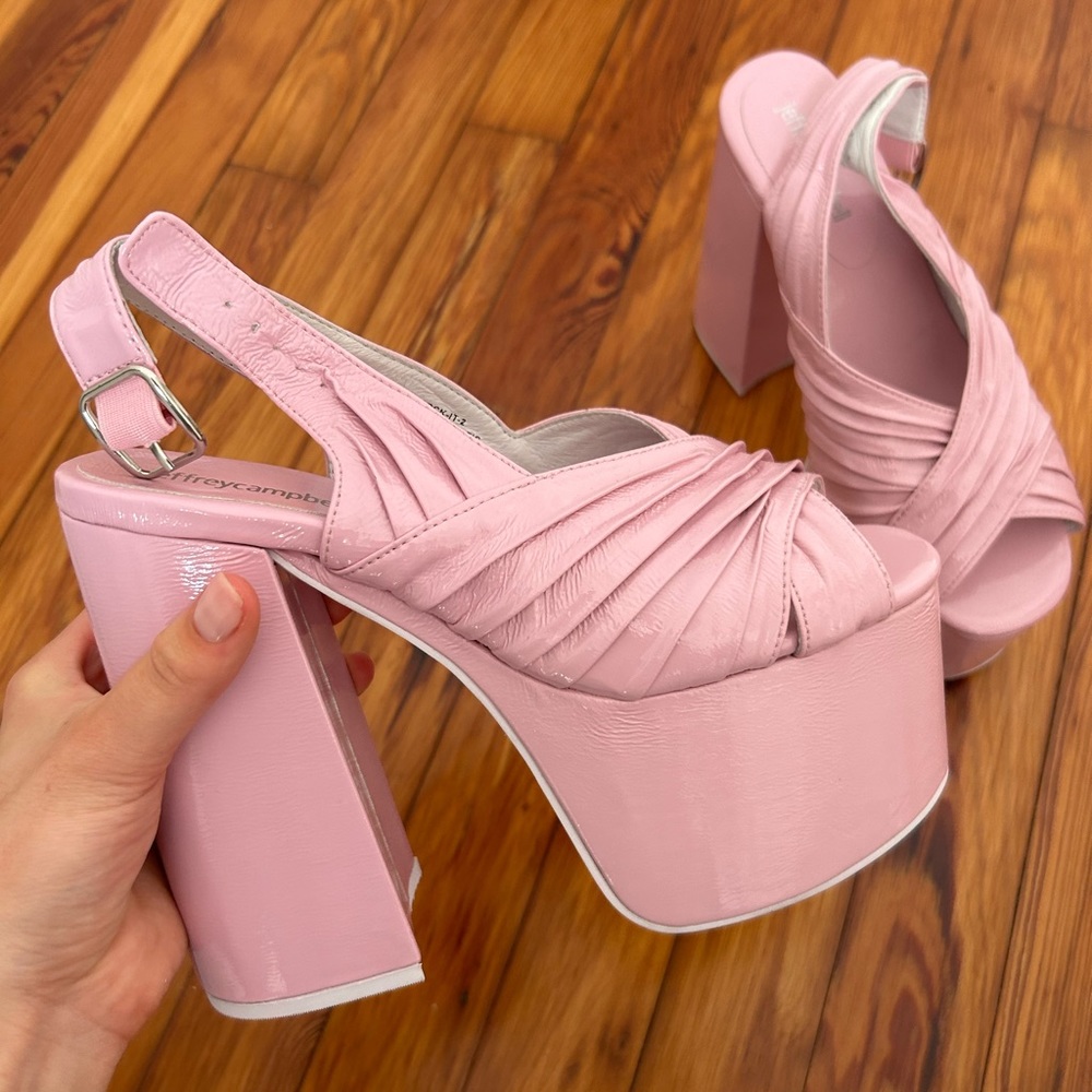 Jeffrey Campbell Pink Platforms